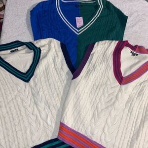 Wild Fable sweater vest Sz Sz X Small lot of 3